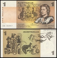 BNE - AUSTRALIA 1 Dollar Dolar 1976 CAE 362947 # P42b2 # UNC