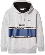 LACOSTE SPORT Hooded Print Fleece Sweatshirt Regular Fit bluza męska M