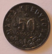 MARKA KREDYTOWA 50 GROSZY SPÓŁDZIELNIA KOWEL. PUŁK STRZELCÓW KRESOWYCH