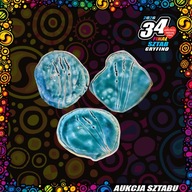 Hand Made ceramika - zestaw trzech ceramicznych talerzy !!!!