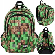 PLECAK SZKOLNY ST.RIGHT 3-KOMOROWY BP26 PIXEL CUBES 20L KLASA 1-3