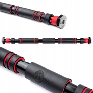 MOCNY DRĄŻEK ROZPOROWY STALOWY DO PODCIĄGANIA 62-100CM 250KG ĆWICZENIA