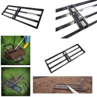 RĘCZNY NIWELATOR TERENU DERTON – RÓWNIARKA DO TRAWNIKA 120X30CM