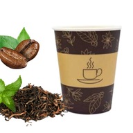 KUBKI PAPIEROWE JEDNORAZOWE 250ML 100 SZT EKO BEZ PLASTIKU SUP KAWA HERBATA