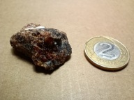 Granat Grossular var. HESSONIT - Vápenná, Czechy