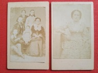 dwie stare fotografie wizytowe (1856b)