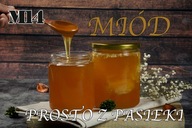 BANER SPRZEDAŻ MIODU MIÓD PROSTO Z PASIEKI120X80 M14
