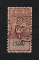 Rumunia - okupacja I WŚ fiskalny - Mi.Nr IX kasowany oryg.