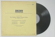 J.S. Bach, August Wenzinger Brandenburgische Konzerte Nr. 1 Und 4 Winyl