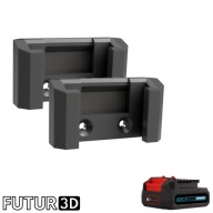 Uchwyt pojedynczy na akumulator Erbauer 12V EXT DualVolt z blokadą