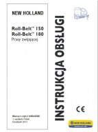 New Holland Roll-Belt 150, Roll-Belt 180 - instrukcja obsługi pras PL