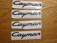 OEM Oryginalna Naklejka Porsche Cayman 718 znaczek czarny mat logo Nowy NEW