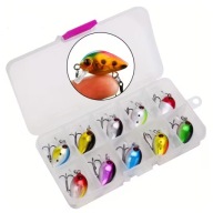 Małe Woblery Smużaki 10 sztuk 2.5 cm 1.5 g Przynęty Pstrąg Kleń Jaź Okoń