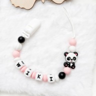 Personalizowana zawieszka do smoczka z imieniem silikonowa