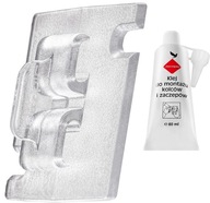 ZACZEPY DO SIATKA NA BALKON PTAKI 80 SZT + KLEJ