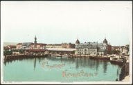 Gruss aus Konstanz. Landungssteg - Lautz & Izembeck 1900 Litho