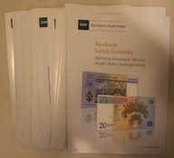FOLDERY NBP DO 20 zł 2017 300 lecie koronacji Obrazu Matki Bożej - 60 SZTUK