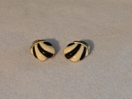 Ciekawe klipsy emaliowane