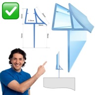 USZCZELKA DOLNA DO DRZWI KABINY PRYSZNICOWEJ BEZBARWNA PCV 6-8MM 100CM INEA