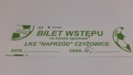 starszy bilet NAPRZÓD Czyżowice (woj. śląskie) v.2
