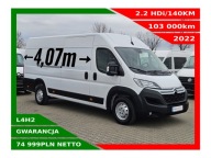 CITROEN JUMPER L4H2 2.2HDi/140KM KLIMA WIELOFUNKCYJNA KIEROWNICA CZUJNIKI