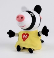 Pluszak Zoe Zebra Świnka Peppa 19cm Maskotka Przytulanka