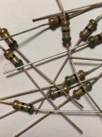 6x Rezystor 34 Ohm, 0,5%, 0,25 W