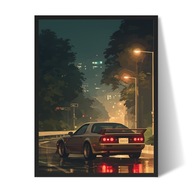 Mazda RX-7 FD3S 3 Plakat/Obraz w Ramce 40x30cm Prezent dla faceta