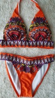 strój kąpielowy dwuczęściowy NOWY !! 36 - pomarańczowy