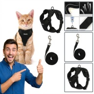 PROFESJONALNE SZELKI BEZUCISKOWE KOTA PSA REGULOWANE ODBLASK S + SMYCZ