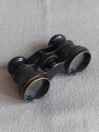 STARA PRZEDWOJENNA LORNETKA TEATRALNA POCZĄTEK XX WIEKU MAŁA SKÓRA