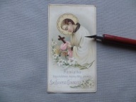 KRAKÓW Św. Alojzy PAMIĄTKA 300 letniej ROCZNICY ŚMIERCI 1907 ŚW.OBRAZEK-30