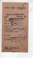 Bilet PKP, Wierzchucin do Bydgoszcz, 1946r., -39