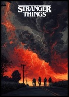 A2 PLAKAT FILM PLAKAT SERIAL STRANGER THINGS (2016-2025)