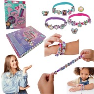 ZESTAW KREATYWNY DO ROBIENIA BIZUTERIA BRANSOLETEK CHARMS KOCI DOMEK GABI