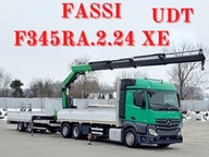 MERCEDES ACTROS 2645 * FASSI F345.2.24 - XE + PILOT + PRZYCZEPA * STAN BDB