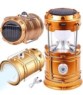 LAMPA TURYSTYCZNA SOLARNA LED LATARKA POWERBANK USB