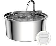 POIDŁO FONTANNA DLA KOTA 3.2L ZE STALI NIERDZEWNEJ DUŻA POJEMNOŚĆ