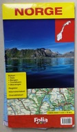 MAPA NORGE FOLIA NORWEGIA SKALA 1: 800 000
