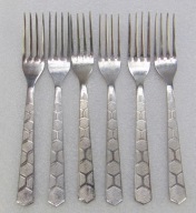 Radzieckie Sztućce, Widelce нерж - 6 szt.