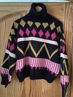 Flex moda atrakcyjny sweter ciepły /M/L/ wełna
