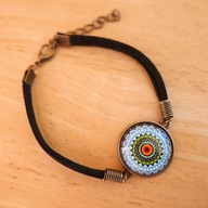 Bransoletka ethno boho mandala motywacji talizman