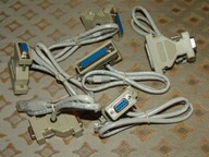 Adapter Przejściówka RS232 DB25F na DB9F + terminal, z kablem RJ !