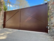 Brama furtka aluminiowa