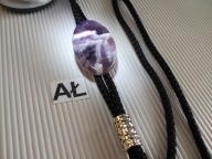 BLO 623 KRAWAT BOLO KAMIEŃ AMETYST