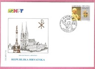 Chorwacja 1994, FDC, papież JP II, polonica