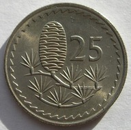 Cypr 25 mils 1971 - stan 1/2