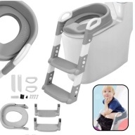 NAKŁADKA NA SEDES TOALETĘ DLA DZIECI SCHODKI DRABINKA SKŁADANA UCHWYTY 2W1