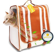 Plecak Transporter dla Kota Psa do 14 kg Składany Wentylowany + Miska