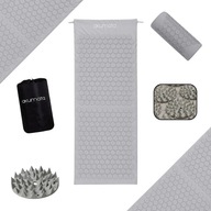 MATA DO AKUPRESURY XXXL SZARA PODUSZKA ZESTAW DO MASAŻU AKUMATA